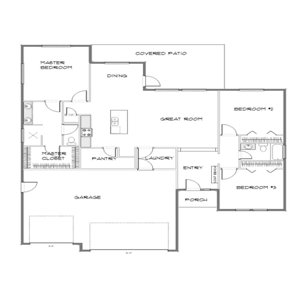 brett lott homes floor plans - mayley floor plan view